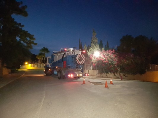 Un estudio del alcantarillado de Cala Palmeretes no arroja indicios de vertidos de fecales