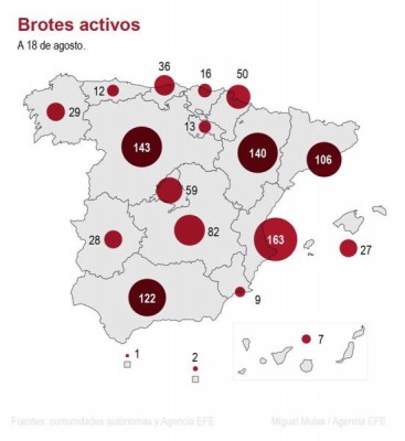 España, el país europeo con más incidencia de covid-19, amplía las restricciones