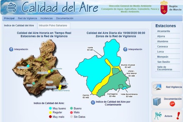 Cartagena pone en marcha el protocolo, por contaminación de nivel 1 de partículas en La Aljorra