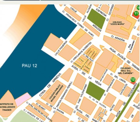 Orihuela da luz verde al PAU 12 A que contempla el desarrollo del casco urbano con 500 viviendas