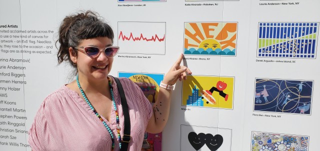La valenciana Lara Álvarez llena de colores el Bronx de Nueva York