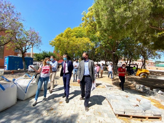 El parque Libertad de Guadalupe se suma al 'circuito verde' de Murcia: merendero, más de 300 árboles y un tatuaje urbano