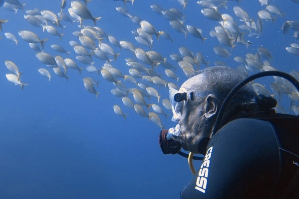 El buceo en Cabo de Palos sobrevive a la falta de turistas: 