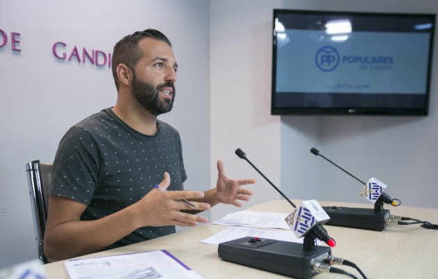 El Partido Popular de Gandia recrimina al Gobierno la falta de participación ciudadana
