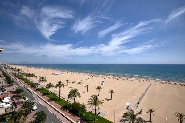 La playa de Gandia, entre las más seguras de España