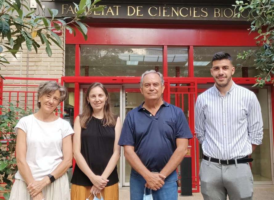 Los investigadores Yolanda Bel Patricia Casino Joan Ferre y Juan José Huesa. Foto: UV - 