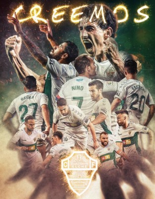 El Elche celebra clasificación  pese ruido mediático