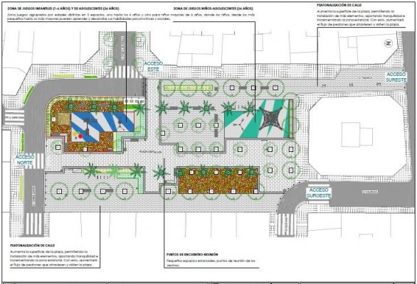 Alicante reurbanizará la Plaza Castellón y peatonalizará su entorno con una inversión de 400.000 euros
