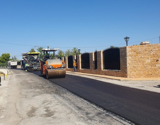 Elche adjudica su último gran 'pack' de asfaltado para el término municipal: 5,5 millones de euros 