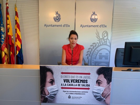 Elche realizará una campaña para promocionar el uso de la mascarilla para prevenir el coronavirus