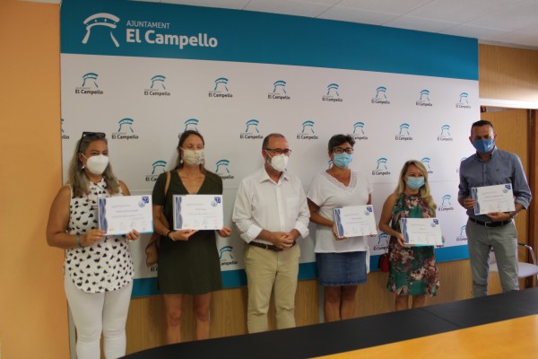 Cinco empresas de El Campello consiguen el sello 'free covid' que garantiza un turismo seguro