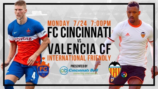 El VCF se enfrentará al Cincinnati FC en un amistoso el próximo 24 de julio