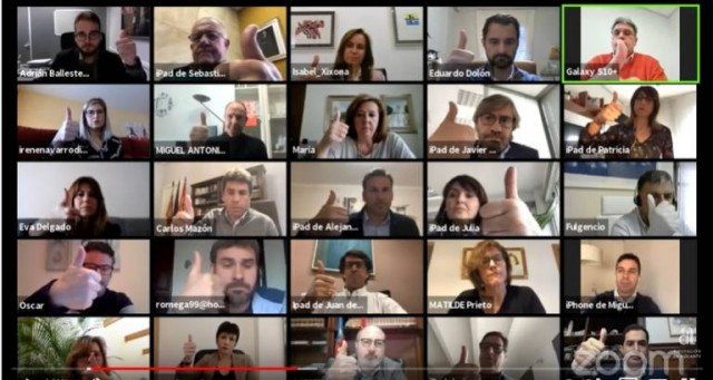 La Diputación de Alicante vuelve a los plenos telemáticos por miedo a un rebrote 