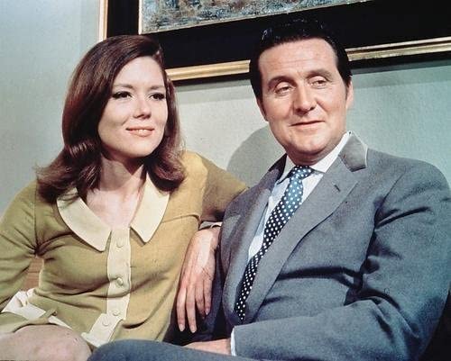Los actores Diana Rigg y Patrick McGee, protagonistas de Los Vengadores - 