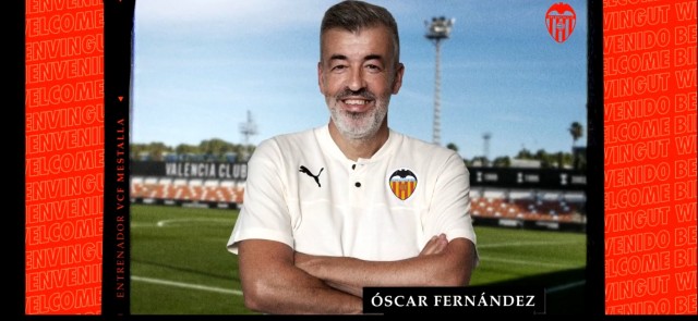 OFICIAL: Óscar Fernández, nuevo entrenador del Valencia Mestalla