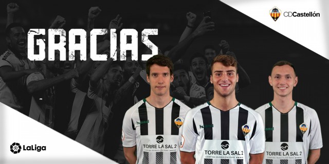 Kako Sanz, Raúl Alcaina y Mikel Carro finalizan su cesión en el CD Castellón 