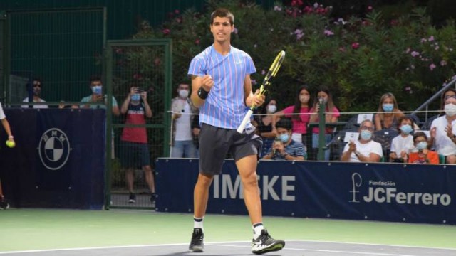 Alcaraz cae ante Carreño en la final del Torneo 25 Aniversario de la JC Ferrero Equelite en Villena