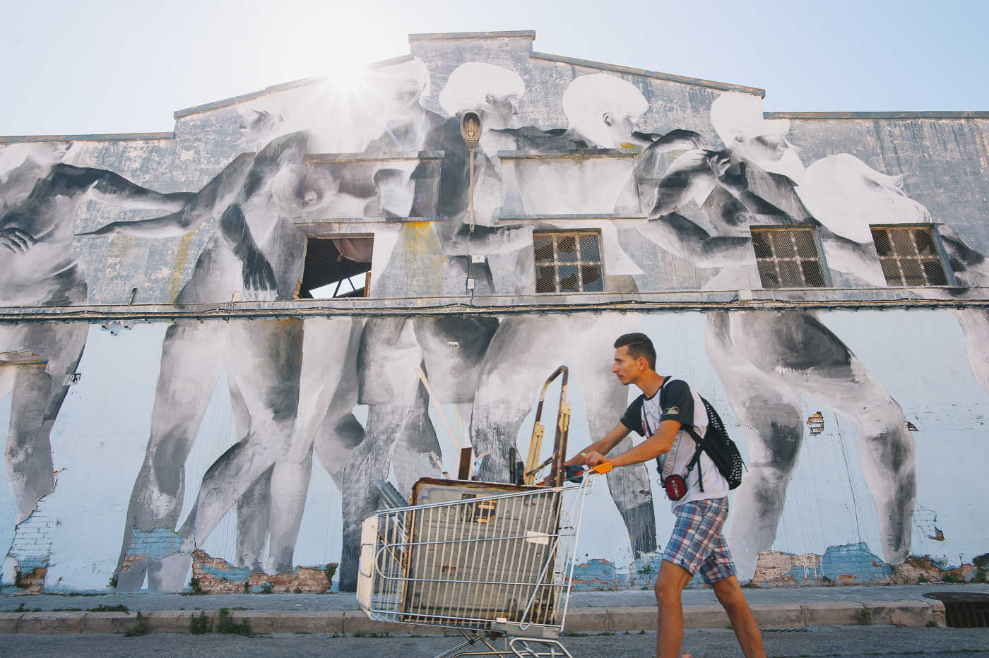 València prolonga la avenida Blasco Ibáñez con seis grandes murales de 'street art'