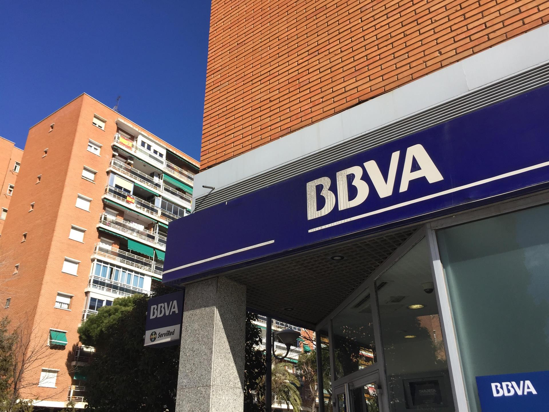 Oficina del banco BBVA. Foto: EP - 