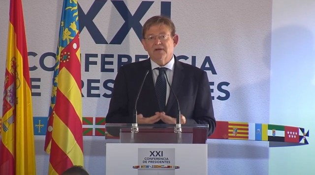  Puig llama a la unidad entre CCAA y a presentar proyectos 