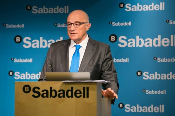 Banco Sabadell gana un 72,7% menos hasta junio tras provisionar 1.089 millones