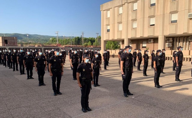 La Región se refuerza con la llegada de 137 agentes de la Policía Nacional