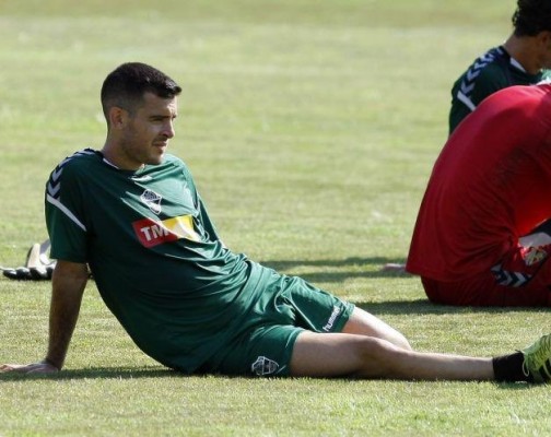 El Elche realiza una sesión de recuperación en el estadio para rebajar la carga física del grupo
