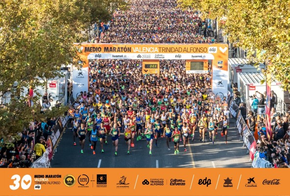 Cancelado el Medio Maratón Valencia Trinidad Alfonso EDP 2020