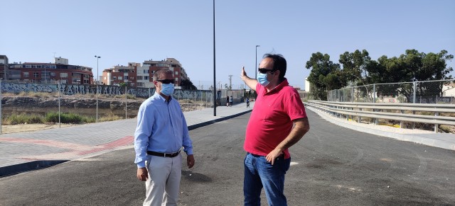 El Consell finaliza el último tramo de la Vía Parque de Alicante y prepara su apertura