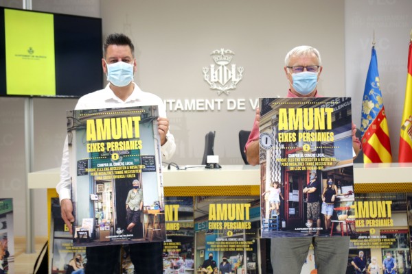 El Ayuntamiento de València lanza la campaña 'Amunt eixes persianes' a favor del comercio
