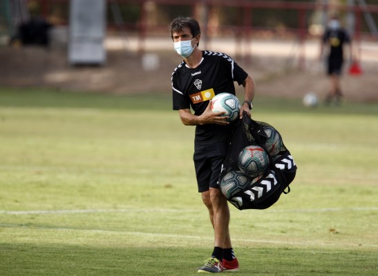 La vuelta al trabajo del Elche en imágenes