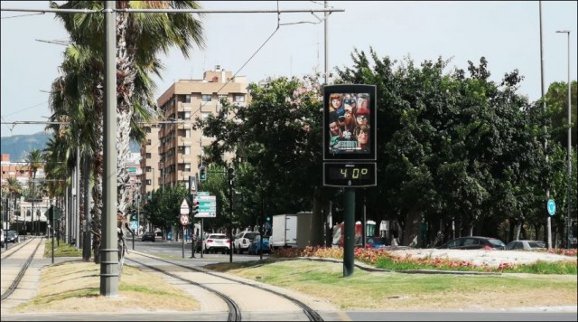 La Región se 'abrasa' en una semana en la que se esperan temperaturas de más de 40 grados 
