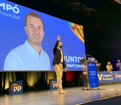 Vicente Mompó, elegido nuevo presidente del PP en la provincia de Valencia 