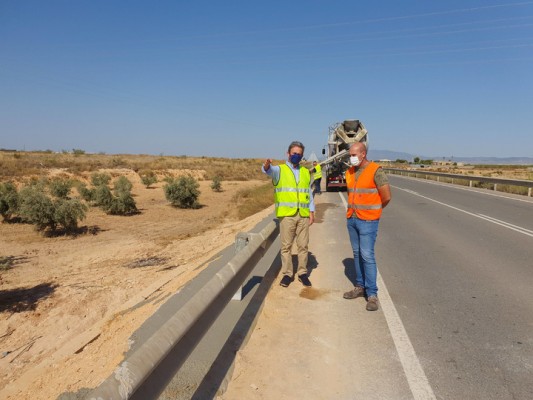 
 Fomento reconstruye seis carreteras que la Dana de septiembre dañó en Torre Pacheco