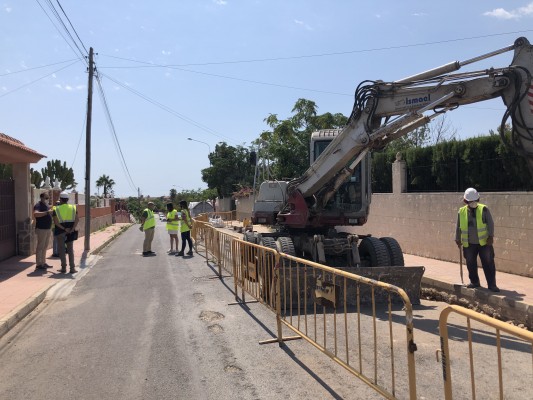 San Vicente inicia la segunda fase de la  renovación del alumbrado público de Girasoles