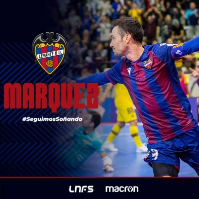 El Levante FS renueva al capitán Márquez hasta 2021