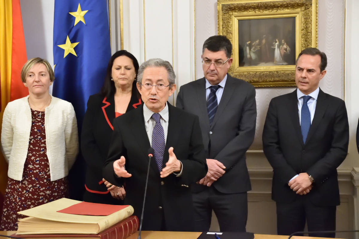 El Síndic de Greuges, Ángel Luna. Foto: CORTS - 