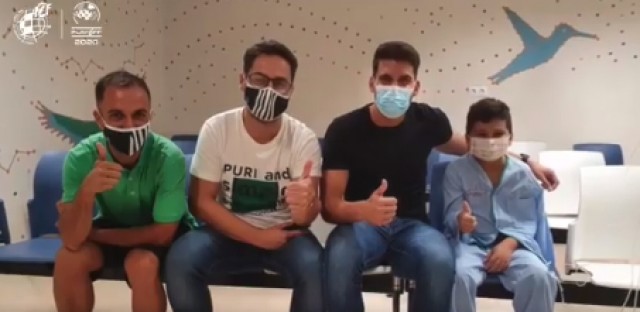 Un niño que lucha contra el cáncer, 