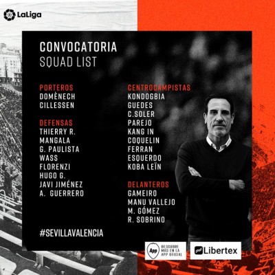 Manu Vallejo vuelve a una lista con Koba como principal novedad