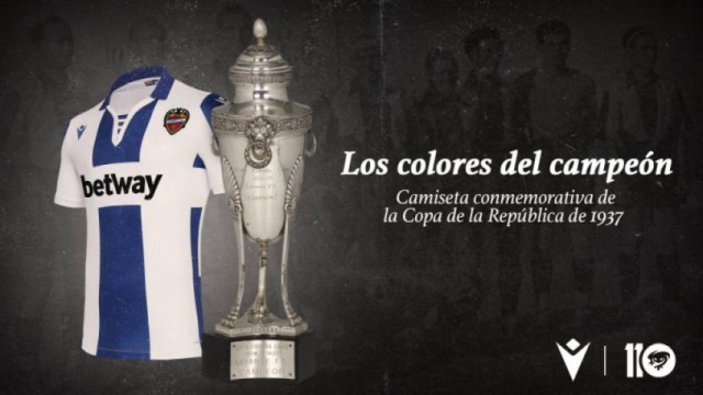 El Levante jugará ante Getafe de blanquiazul como homenaje Copa España Libre
