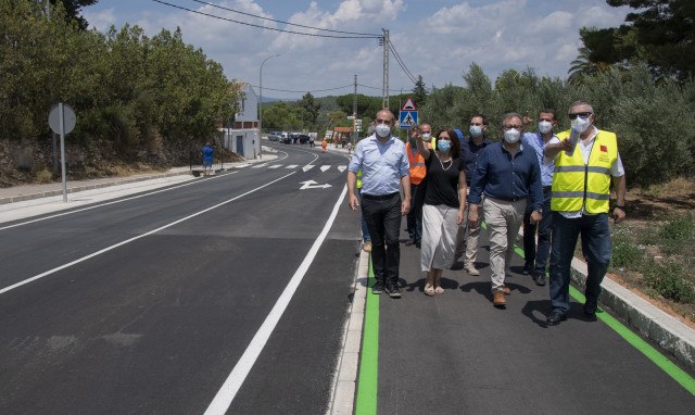 La Diputación renueva el acceso a Navajas por la CV-213, uno de los puntos negros de la red vial 