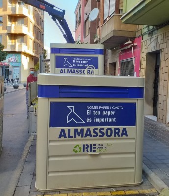 Almassora instalará 15 nuevos contenedores de plástico por el aumento de los residuos