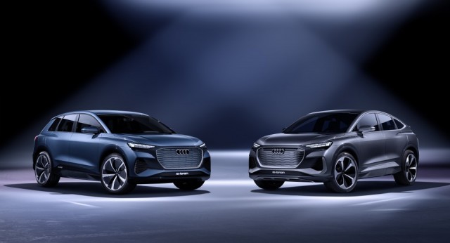 El Audi Q4 Sportback e-tron concept: SUV con carrocería coupé
