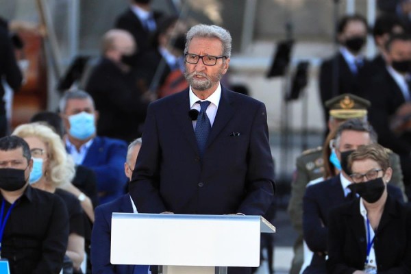 Un familiar de una víctima en el homenaje de Estado: 