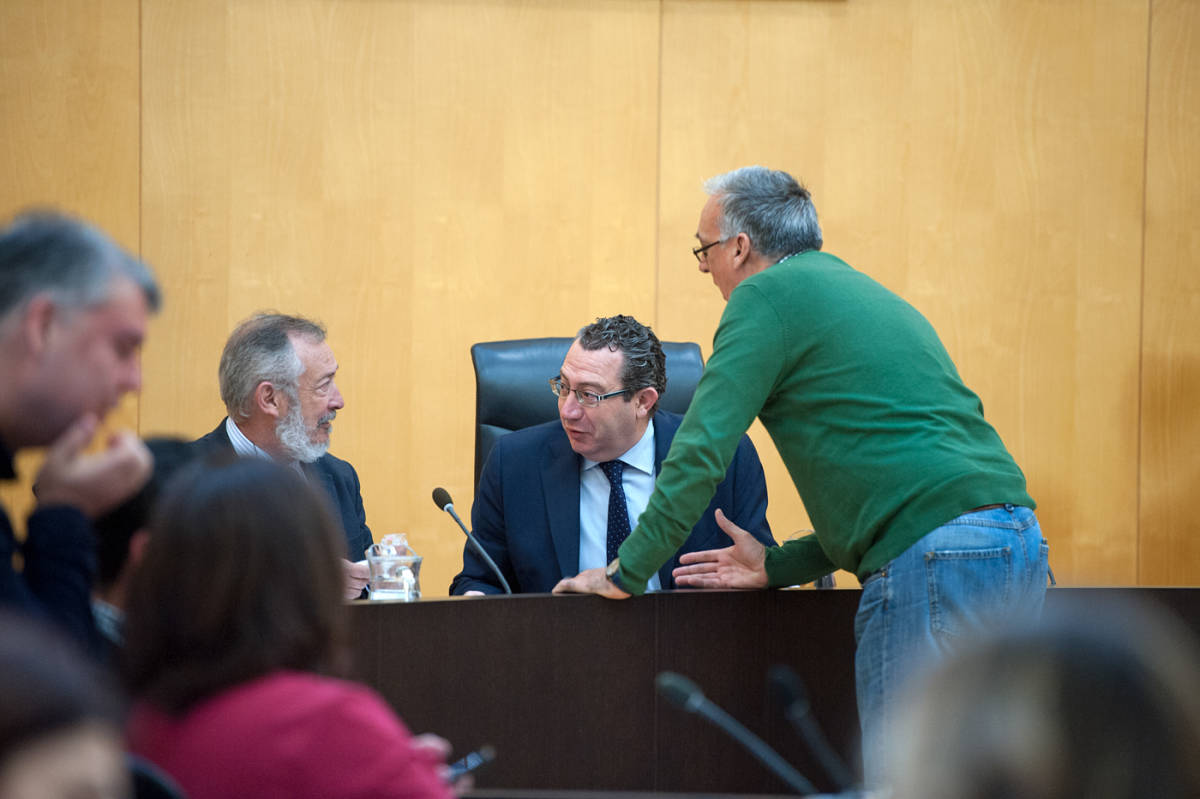 Toni Pérez y Agustín Navarro en una imagen de archivo. Foto: PEPE OLIVARES - 