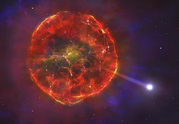 Una explosión envía a la estrella superviviente de una supernova a toda velocidad por la Vía Láctea
