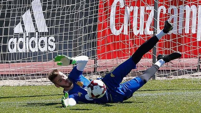 
De Gea y Thiago se entrenan con normalidad