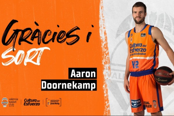 El Valencia Basket agradece a Doornekamp sus tres campañas en el club