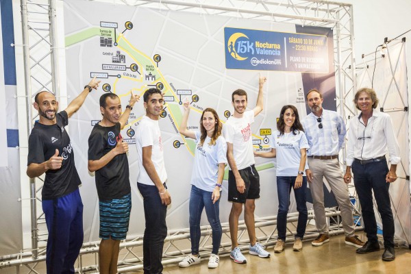 La feria del corredor de la 15K Nocturna Valencia Banco Mediolanum abre sus puertas a más de 20.000 visitantes con los atletas de élite