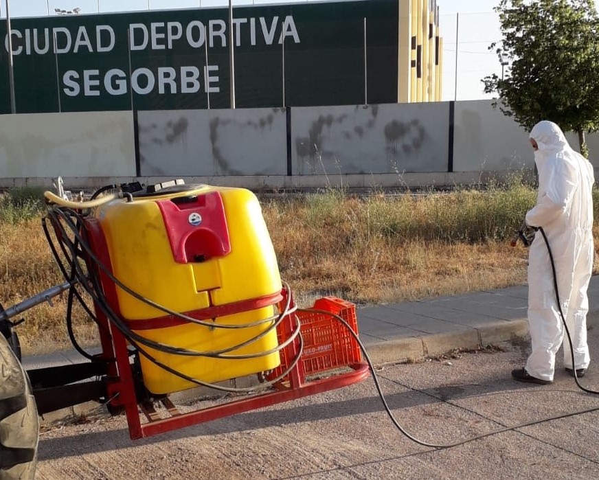 Segorbe pulveriza sus calles contra los mosquitos